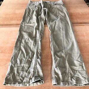 BKE Casuals Carter Jeans Men 33x30 Beige Low Rise Straight Leg Stretch Skater